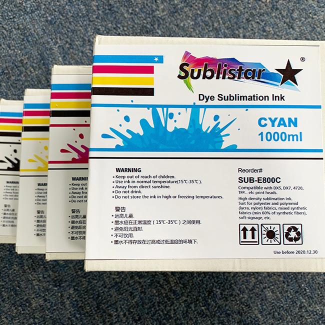 Sublimation Ink Pack Sublistar 